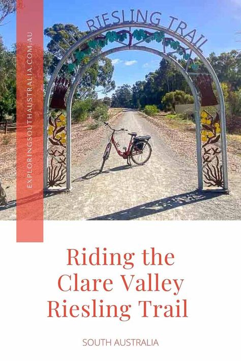 Sip, cycle, and soak in stunning scenery: the ultimate guide to riding the Clare Valley Riesling Trail | Things to do in Clare Valley | South Australia Clare Valley, Port Lincoln, Stunning Scenery, Gravel Path, Riesling, Wine Region, Bike Trails, South Australia, Amazing Places