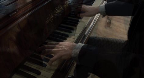 Person Playing Piano, Aesthetic Instruments, Pianist Aesthetic, Ve Schwab, Classical Aesthetic, Chaotic Academia, Playing Piano, Dark Academia Aesthetic, The Secret History