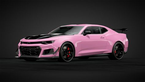 Pink Camaro, Kia Accessories, Black Camaro, Camaro Car, Dream Cars Mercedes, Motorcycle Aesthetic, Camaro Zl1, Cute Car Accessories, Car Inspiration