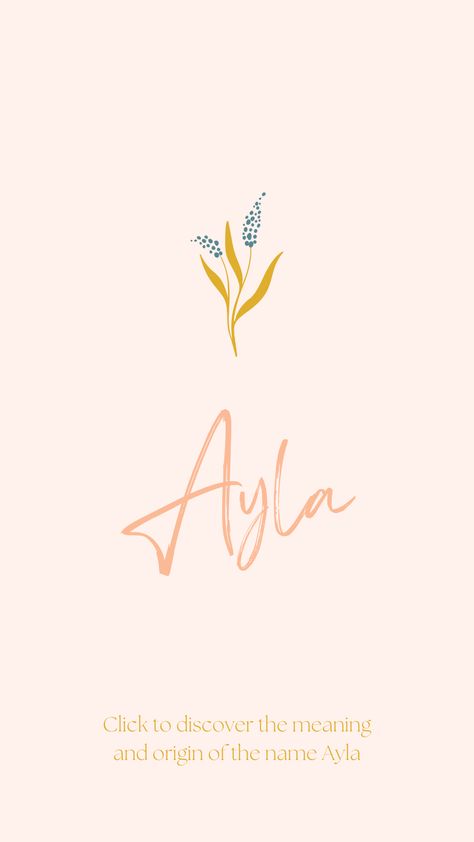 Ayla Name Meaning, Ayla Name, English Grammar Notes, Meaningful Baby Names, Uncommon Baby Names, Hebrew Names, Popular Baby Names, Cute Baby Names, Future Love