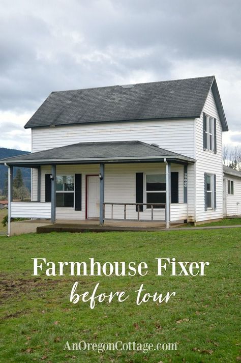 1920’s farmhouse fixer tour before all the remodel starts + our plans. Old Farmhouse Remodel Before And After, Farmhouse Remodel Before And After, Old Farmhouse Renovation, 1920 Farmhouse, Old Farmhouse Remodel, 1930s Farmhouse, Iowa Farmhouse, 1920s Farmhouse, 1900 Farmhouse