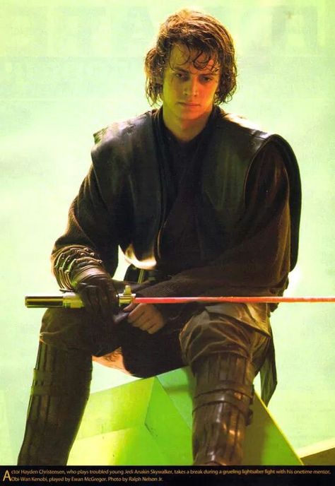 Hayden christensen as anakin skywalker Anakin Vader, Star Wars Cast, Anakin And Padme, Star Wars Anakin, Hayden Christensen, Star Wars Pictures, Star Wars Images, Celeb Crushes, Star Wars Fandom