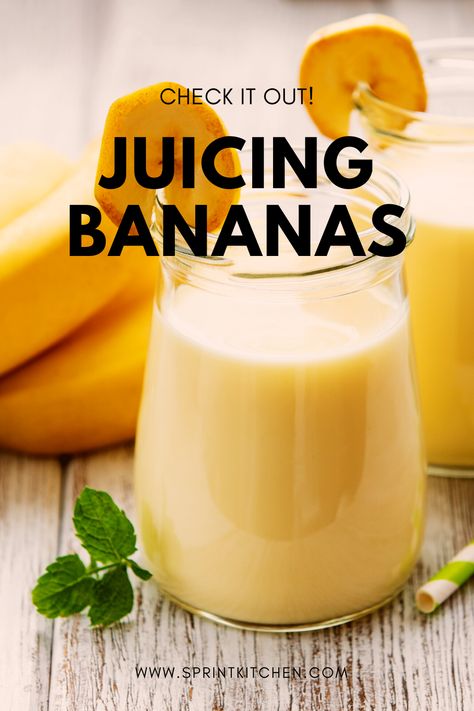 Can You Juice Bananas Carrot Banana Juice Recipe, Banana Juice, Banana Juice Recipe, How To Make Juice, Fresh Juice Recipes, Burn Stomach Fat, Banana Drinks, Fat Burning Smoothies, Fresh Fruit Juice