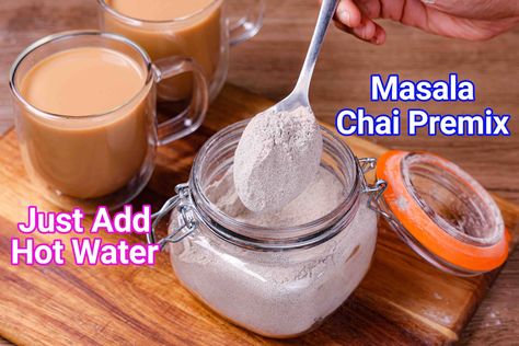 Chai Tea Mix Recipe, Chai Spice Mix Recipe, Java Recipe, Chai Spice Mix, Ginger Tea Recipe, Chai Tea Recipe, Cold Coffee Recipes, Spiced Drinks, Masala Tea