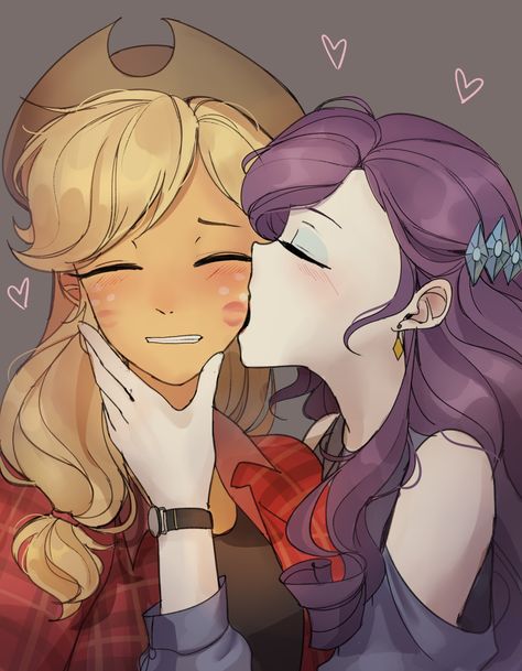 Applejack X Rarity, My Little Pony Rarity, Apple Jack, Mlp Fan Art, My Little Pony Comic, Mlp Equestria Girls, My Little Pony Drawing, My Little Pony Characters, Yuri Anime