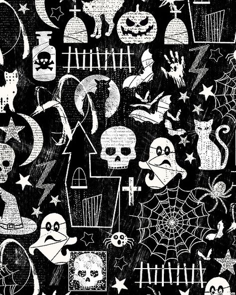 Glow Halloween, Glow In The Dark Halloween, Dark Halloween, Novelty Fabric, Kids Fabric, Tablet Cover, Halloween Fabric, Halloween Prints, Halloween Wallpaper