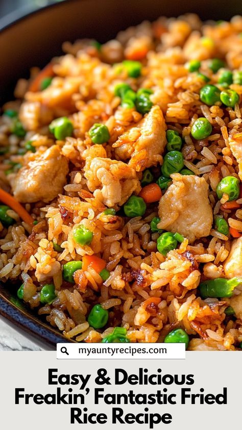 Say goodbye to bland fried rice with this Easy & Delicious Freakin’ Fantastic Fried Rice Recipe! Bursting with flavor, this dish features a blend of savory soy sauce, crispy veggies, and fluffy rice, all cooked to perfection. Ideal for busy weeknights or a satisfying side dish, it’s quick, versatile, and customizable with your favorite proteins. Get that authentic, restaurant-style taste at home with this simple, crowd-pleasing recipe! Authentic Fried Rice, Crispy Fried Rice, Crispy Veggies, Fluffy Rice, Hot And Sour Soup, Vegetable Rice, Crowd Pleasing Recipes, Sour Soup, Pickled Vegetables