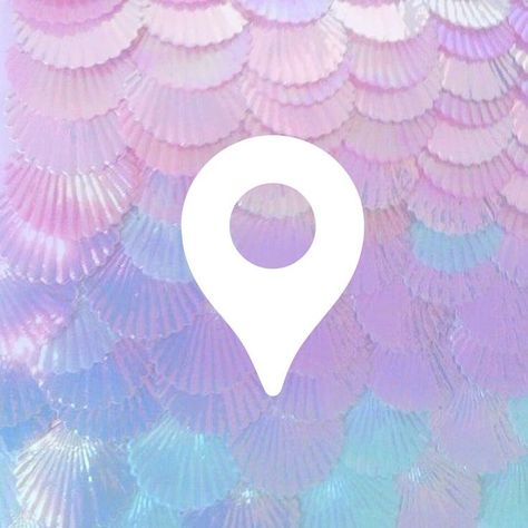 Mermaid App Icons, Mermaid Icon, Maps Icon, Background Phone, Map Icons, Phone Backgrounds, App Icon, Mermaid, Pastel