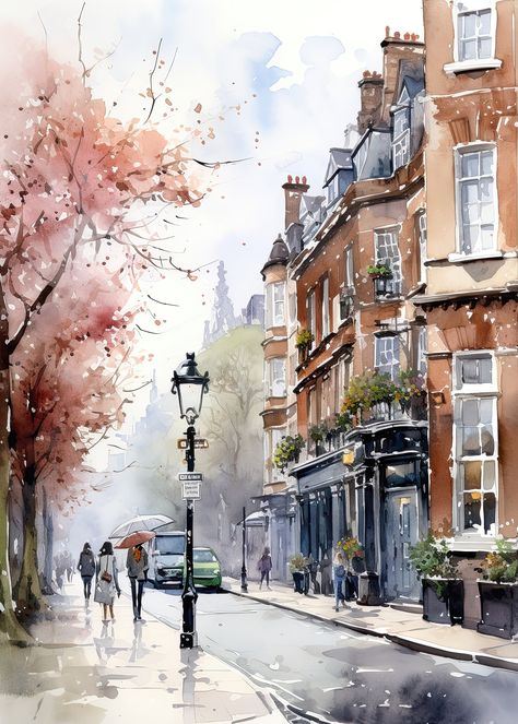 Digital Download Digital File Type(s): 4 jpg 🎨 𝐏𝐑𝐈𝐍𝐓𝐀𝐁𝐋𝐄 𝐀𝐑𝐓 - 𝐏𝐋𝐄𝐀𝐒𝐄 𝐑𝐄𝐀𝐃  Immerse yourself in the timeless beauty of London with this exquisite watercolor scene. This stunning artwork captures the enchanting essence of this vibrant city, making it a perfect addition to any art collection or a thoughtful gift for a London enthusiast. 𝐈𝐍𝐂𝐋𝐔𝐃𝐄𝐃 𝐅𝐈𝐋𝐄 𝐒𝐈𝐙𝐄𝐒 at 300dpi resolution: You will get 4 files with this purchase.  File 20x30 (2:3 aspect ratio) to print the following sizes: 4x6, 8x12, 12x18, 16x24, 20x30, File 24x30 (4:5 aspect ratio) to print the following sizes: 4x5, 8x10, 11x14, 12x15, 16x20, 20x25, 24x30.  File 18x24 (3:4 aspect ratio) to print  the following sizes: 6x8, 9x12 , 12x16, 18x24.  File A1 is ISO standard to print the following sizes Watercolor London, London Watercolor, London Painting, Watercolor Architecture, Arte Van Gogh, Vintage Watercolor, Romantic Scenes, 수채화 그림, Urban Sketching