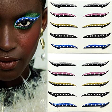 25 Eyeliner Stickers Reusable Diamond Crystal Glitter Adhesive Eyeliner Invisible Eye Line Strip Sticker Eyeliner Sticker Colorful Eyelid Tape Waterproof Eyeliner Makeup Stickers for Eyes Dress Check more at https://uk.productsoffer.in/25-eyeliner-stickers-reusable-diamond-crystal-glitter-adhesive-eyeliner-invisible-eye-line-strip-sticker-eyeliner-sticker-colorful-eyelid-tape-waterproof-eyeliner-makeup-stickers-for-eyes-dress/ Sticker Eyeliner, Eyeliner Stickers, Makeup Stickers, Eyelid Tape, Eyeliner Makeup, Eye Makeup Designs, No Eyeliner Makeup, For Eyes, Waterproof Eyeliner