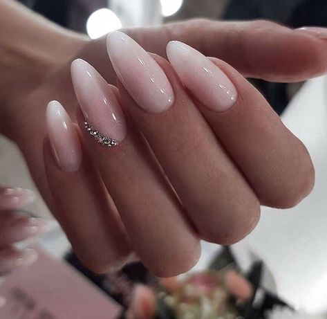 Jelly Stickers, Fiberglass Nails, Long Almond Nails, Long Almond, Nagellack Trends, Nagel Tips, Colored Acrylic Nails, New Address, Almond Nail