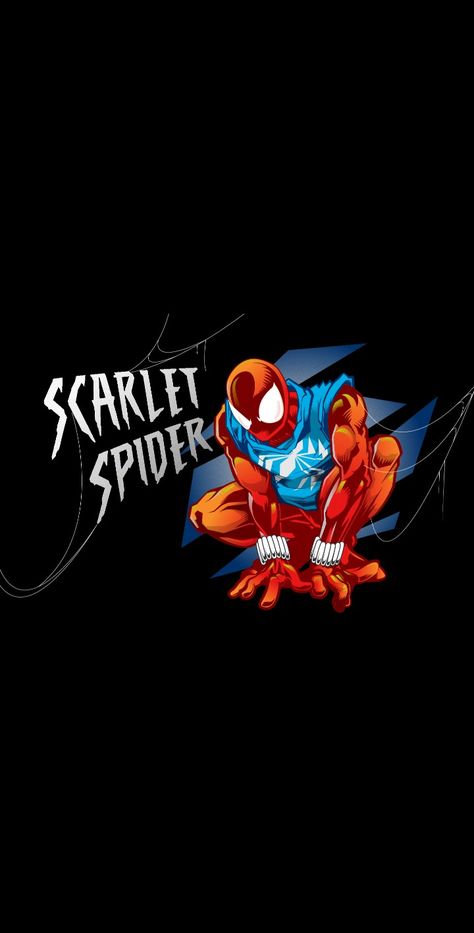 Scarlet Spider Wallpaper, Scarlet Spider Man, Spider Wallpaper, Iron Man Cartoon, Ben Reilly, Gorillas Art, Scarlet Spider, Spiderman Ps4, Man Cartoon