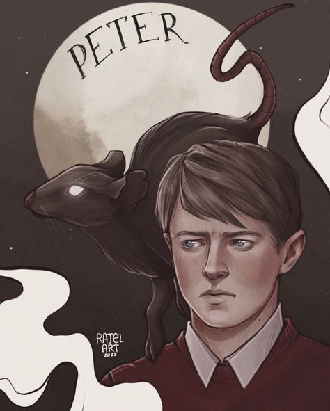 Peter Pettigrew Art, Peter Pettigrew Fanarts, Peter Pettigrew Fanart, Marauders Animagus, Peter Pettigrew Fan Art, Wolfstar Fanart, Marauders Fan Art, Peter Pettigrew, Harry Potter Wizard