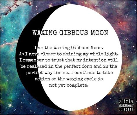 Magical Definition of Waxing Gibbous Moon Waning Gibbous Moon, Waxing Gibbous Moon, Gibbous Moon, Moon Meaning, Waxing Moon, Waning Moon, Moon Magick, Moon Spells, Moon Rituals