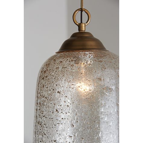 Austin Allen & Co. Newport Patinaed Brass One Light Mini Pendant With Stone Seeded Glass 9D340A | Bellacor Mercury Glass Pendant Light, Seeded Glass Pendant, Traditional Pendant, Kitchen 2021, Glass Lights, Fixtures Kitchen, Black Canyon, Craftsman Bungalow, Traditional Pendant Lighting