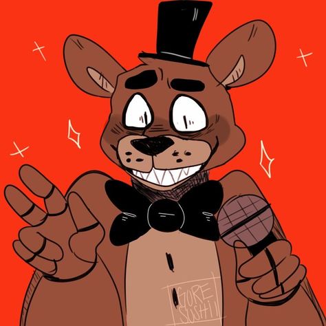 Fnaf 1 Freddy Fanart, Bloodycat228 Fnaf, Fnaf Freddy Fanart, Freddy Fazbear Pfp, Fnaf 1 Fanart, Freddy Fazbear Fanart, Fnaf Icon, Dik Dik, Fnaf Fanart