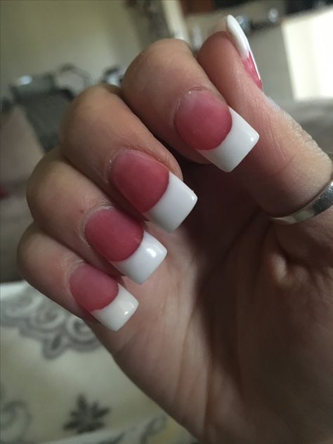 White Tip Acrylic Nails, Nails Tools, French Manicure Nails, Finger Nails, French Tip Acrylic Nails, French Acrylic Nails, School Nails, Nail Idea, Manicure Nails