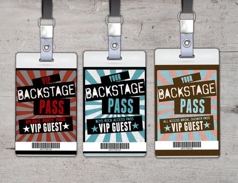 VIP passes Backstage Pass Design, Vip Pass Design, Ticket Birthday Invitation, Festival Branding, Chamber Events, Luxury Concierge, Stationery Business Card, Event Id, Concert Ticket