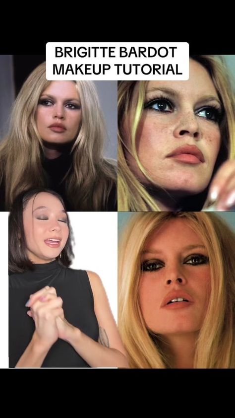 #greenscreen BRIGITTE BARDOT MAKEUP TUTORIAL (a winner for hooded eyes... | hooded eyes | TikTok Brigitte Bardot Makeup, Bardot Makeup, Freckle Pen, 60s Makeup, Michelle Phan, Going Out Makeup, Alt Makeup, Casual Makeup, Makeup Help