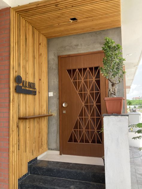 Main Door With Safety Door Design Modern, Cnc Main Door Design, Main Door And Safety Door Designs, Safty Door Grill Design, Teak Wood Main Door Design Entrance Modern, Safty Door Design Entrance India, Penthouse Door, Main Door Jali Design Entrance Modern, Main Door Design Modern Front Entry