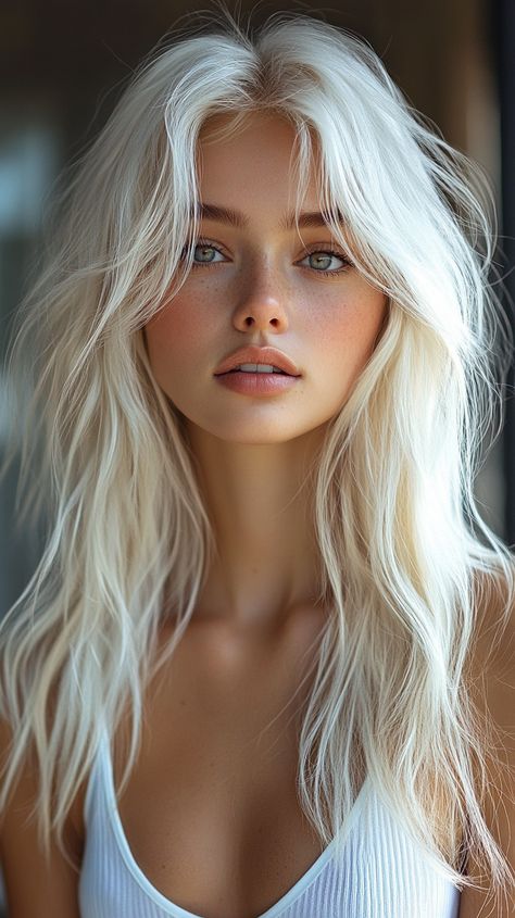 💄 Transform Platinum Blonde Hair Color Ideas Fresh New Look with Balayage Balayage Platinum, Platinum Blonde Hair Color Ideas, Platinum Blonde Hair Color, Lasting Curls, Blonde Hair Color Ideas, Hair Color Pink, Platinum Blonde Hair, Spring Hairstyles, Platinum Blonde