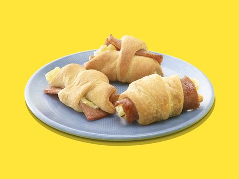 Hawaiian SPAM® Piggies in a Blanket | SPAM® Brand Hawaiian Spam Recipes, Piggies In A Blanket, Quick Comfort Food, Spam Recipes, Luau Food, State Fair Food, Hawaiian Recipes, Cream Cheese Crescent Rolls, Crescent Roll Dough