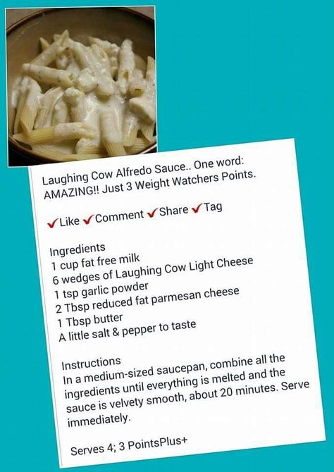 Weight Watchers Zero Point Snacks, Zero Point Weight Watchers Recipes Dinner Chicken, Ww Zero Point Lunch, Laughing Cow Alfredo, Weight Watchers Snacks Zero, Weight Watchers White Chicken Chili, Weight Watchers Zero Point Foods Blue, Ww Sauces, Japan Recipes