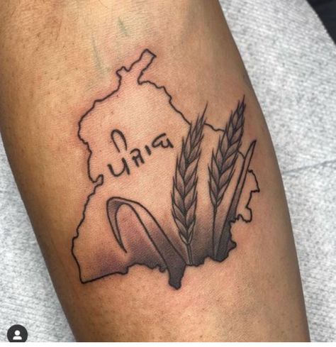 Punjab Tattoo Designs, Pakistan Tattoo, Punjabi Tattoo Men, Punjabi Tattoo Ideas, Punjab Map Tattoo, Punjabi Tattoo Ideas Women, Punjab Tattoo Ideas, Sikh Tattoo Ideas, Punjab Tattoo