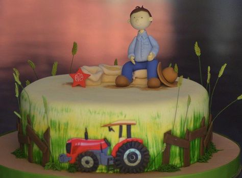 Agriculture cake! - Cake by Monika Moreno Agriculture Graduation Cap, Agriculture Education Activities, Farmer Birthday Cake, Agriculture Education Lessons, Agriculture Photography, Agriculture Design, Agriculture Projects, Dad Birthday Cakes, Agriculture Logo