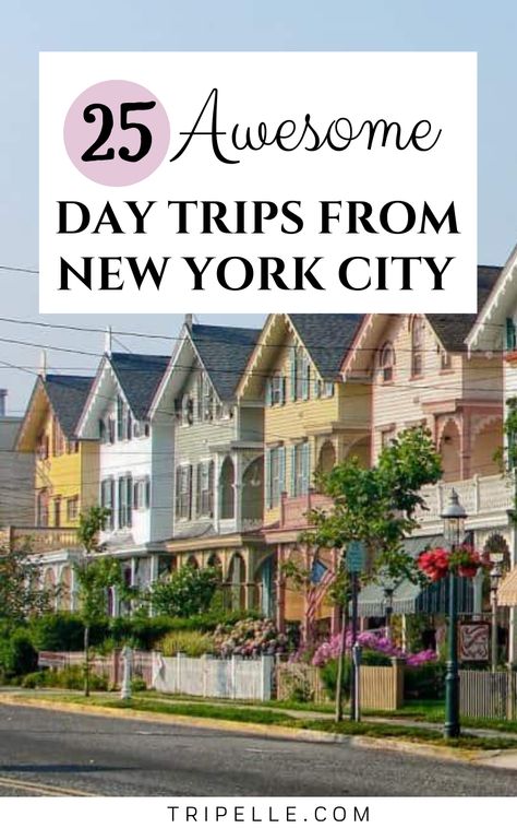 There are so many day trips from New York City to choose from, so do not think you are going to be limited with your options. Instead, embrace all the different cities near New York City and the day trip ideas that come with them. When you do that, you will quickly discover that there are tons of road trips from NYC, as well as train trips from NYC that will transport you to amazing destinations you will fall in love with. You may even find yourself at some of the best beaches near NYC. Day Trips From Nyc By Train, Day Trips From New York City, Day Trips From Nyc, Beautiful Pathways, Usa Vacation Destinations, Day Trip To Nyc, Remove Yourself, Live In New York City, Day Trip Ideas