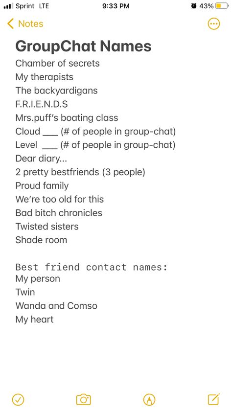 Groupchat names Gc Names With 4 People, Name For Group Chats Friends, Groupchat Names For 4, Groupchat Names Ideas Friends, 4 Person Gc Names, Names To Put Your Best Friend Under, Cute Gc Names For 3, Name Gc Ideas, Best Gc Names