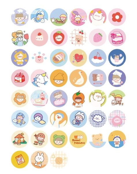 FREE SHIPPING on orders over $35.  Coupon Codes in our shop announcement.  ★ ★ ★ ★ ★ Cute Stickers! *peel-and-stick seals  *Outer box might be slightly dented, but the stickers inside are fine. * Quantity:  45pcs/pack  * Size:  approx. 44 x 44mm (pack size) Please read all shop policies before purchasing. Colors may vary due to photographic lighting sources or your monitor settings. Printable Sticker Sheets, Sticker Design Inspiration, Kartu Valentine, Korean Stickers, Pola Kartu, Deco Stickers, Scrapbook Stickers Printable, Sticker Template, Paper Sticker