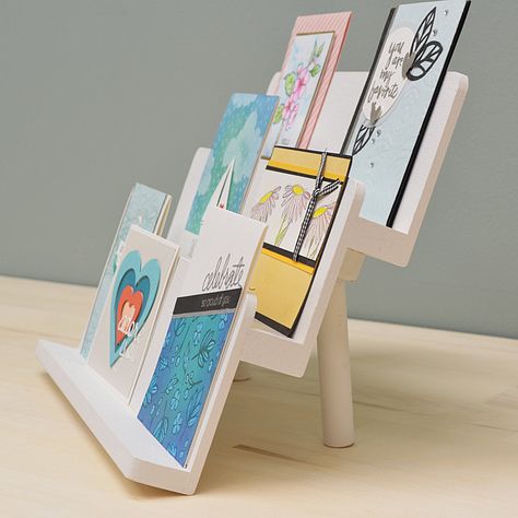 Diy Card Stand, Diy Card Display, Craft Stall Display, Greeting Card Display Stand, Art Fair Display, Art Booth, Craft Show Booths, Stall Display, Greeting Card Display