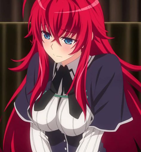 Rias Gremory on Instagram: “Embarrassed Rias.🙈” Red Hair, High School, Twitter, Red, Hair, Anime, On Instagram, Instagram