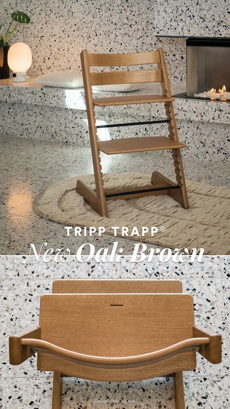 Tripp Trapp Chair, Stokke Tripp Trapp, Tripp Trapp, Iconic Chairs, Non Toxic Paint, Newborn Sets, Comfort Design, Metal Bar, Baby Sets