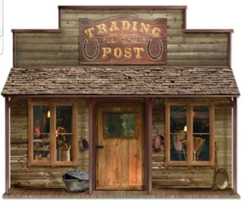 Apocalyptic Settlement, Western Buildings, Storefront Ideas, Old Western Towns, Old West Town, Western Saloon, Town Building, West Town, Western Town