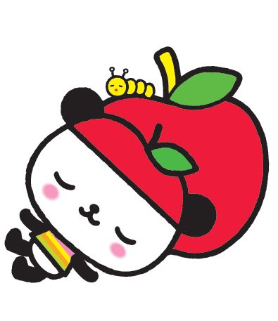 Pandapple - Sanrio Panda Apple Sanrio, Pandapple Icon, Pandapple Sanrio, Hello Pretty, Hello Kitty Drawing, Cute Cartoon Characters, Header Banner, My Cup Of Tea, Pin Image