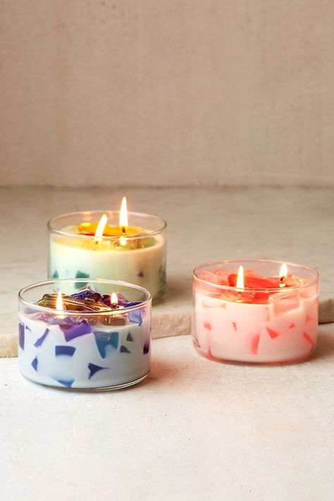 Gel Wax Candles Ideas, Gel Candles Ideas, Making Gel Candles, Fancy Candle Holders, Jelly Candles, Candle Making Equipment, Gel Wax Candles, Candles Collection, Candle Making Recipes