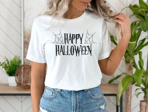 Happy Halloween Tshirt, Spooky Halloween Tshirt, Halloween Tee, Womens Halloween Tshirt, Cute Halloween Shirt. Womens Fall Shirt, Halloween Fashion Hocus Pocus Movie, Scary Witch, Halloween Moms, Country Music Shirts, Halloween Tshirt, The Worst Witch, Southern Shirts, Country Shirts, Spooky Vibes