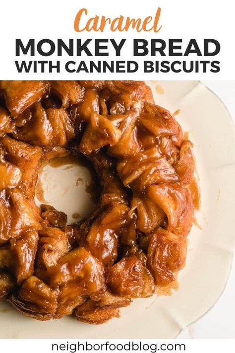 Monkey Bread With Pudding, Flaky Biscuits Breakfast Ideas, Easy Monkey Bread With Biscuits, Monkey Bread With Canned Biscuits Easy, Biscuit Caramel Rolls, Monkey Bread With Canned Biscuits, Monkey Bread With Butterscotch Pudding, Caramel Monkey Bread, Biscuit Monkey Bread