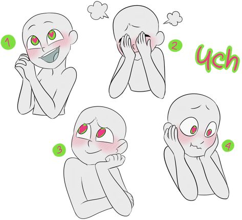 Drawing Face Expressions, Different Poses, 캐릭터 드로잉, Drawing Expressions, Facial Expression, Poses References, Art Base, Art Poses, Drawing Tutorials