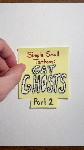 Ghost Cat Tattoo Designs, Cat Ghost Tattoo, Ghost Cat Tattoo, Tattoo Ideas Cat, Ghosts Tattoo, Ghost Tattoo, Small Tattoo Ideas, Small Tattoos Simple, Friend Activities