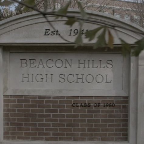 Beacon Hills High School, Wolf Core, Beacon Hills, High School Classes, Character Aesthetic, Teen Wolf, High School