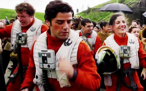 New trending GIF on Giphy. dancing oscar isaac poe dameron. Follow Me CooliPhone6Case on Twitter Facebook Google Instagram LinkedIn Blogger Tumblr Youtube Calin Gif, Rian Johnson, Star Wars Facts, Poe Dameron, Felicity Jones, Dancing Gif, Oscar Isaac, Star Wars Fandom, Last Jedi