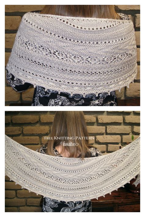 Lionberry Shawl Free Knitting Pattern Cable Knit Shawl Pattern Free, Knit Crescent Shawl Pattern, Crescent Shawl Knit Pattern Free, Knitted Shawls Free Patterns Easy, Crescent Shawl Pattern, Free Knit Shawl Patterns, Lace Knitting Shawl, Knit Wrap Pattern, Knitting Shawl