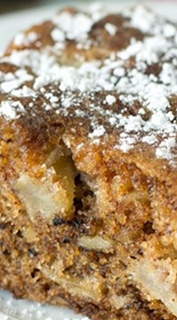 Apple Walnut Cake Apple Walnut Snack Cake, Easy Apple Walnut Cake, Apple Raisin Cake, Black Walnut Recipes, Apple Walnut Cake Recipe, Black Walnut Cake, Apple Walnut Cake, Cake With Apples, 9x13 Cake