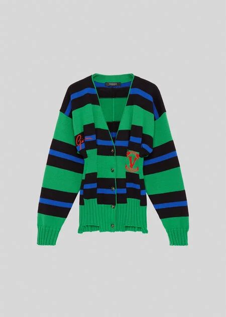 Versace Knitwear for Women | Online Store EU Gucci T Shirt Women, Versace Fall 2020, Versace Sweater, Gucci T Shirt, Mommy Outfits, Luxury Clothes Men, Fotografi Digital, Cardigan For Women, Versace Home