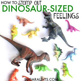 Dinosaur themed sensory (proprioception) heavy work activities for organizing and calming sensory input. This is perfect for a child who seeks out sensory stimulation. Worrysaurus Activities, Dinosaur Social Emotional Activities, Dinosaur Emotions, Proprioception Activities, Proprioceptive Activities, Dinosaur Lesson, Play Therapy Activities, Big Feelings, Social Emotional Activities