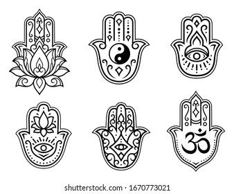 Hamsa Drawing, Hamsa Hand Art, Hamsa Tattoo Design, Hamsa Hand Tattoo, Lotus Vector, Hamsa Art, رسم كاريكاتير, Lotus Symbol, Hamsa Design