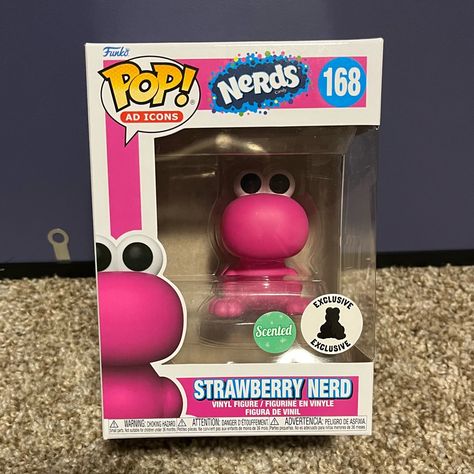 Perfect Condition - Strawberry Nerds Funko Pop Figure. Kept In And Comes With Hard Protector Box. Funko Pop List, Funko Pop Box, Best Funko Pop, Игрушки Funko Pop, Funko Pop Display, Funko Pop Exclusives, Hello Kitty Printables, Funko Pop Dolls, Funk Pop